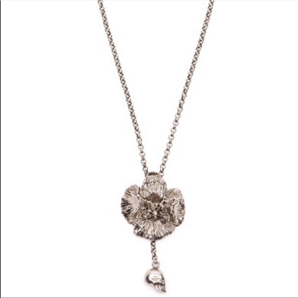 Alexander McQueen Iris and Skull Necklace - Picture 5 of 17